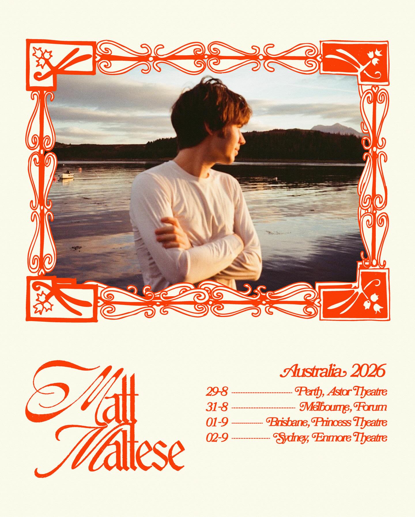 Matt Maltese Tour Poster 2026